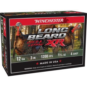 Winchester Long Beard XR 12 Gauge 3 in 1 3/4 oz 6 Shot 1200 fps 10 Rounds