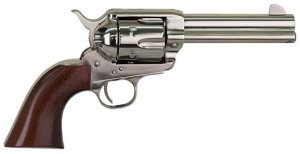 Cimarron PPP9MMN Revolver 9MM 4.75" Nickel Walnut Grip