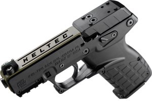 Kel-Tec P17BBLKORGRNS 22 LR 16+1 3.80" Black OD Green Optic Ready