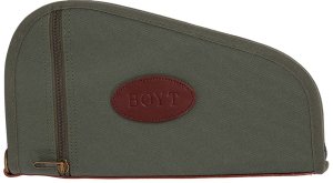 Boyt Harness PP41OD Heart-Shaped Pistol Case OD Green Canvas 10"