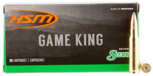 HSM Ammunition 30841N .308 Win 150gr Sierra GameKing SBT 20rd