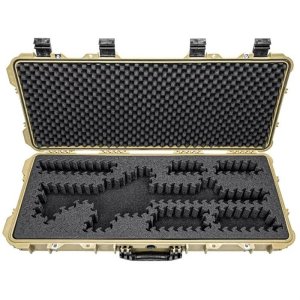 EYLAR SA00013 Tan 38 Inch Hard Rifle Case Ragar Foam
