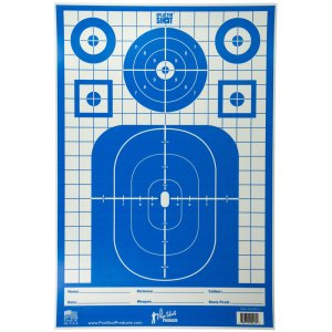 Tactical Precision Target Pistol/Rifle/Shotgun Blue 8/ct