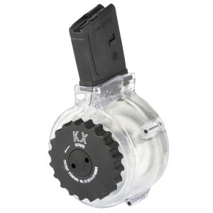 KCI USA AR15 Magazine .223 Remington 50-Round Drum Black