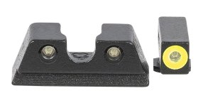Mepro Light 402203121 Hyper-Bright Sights Yellow Front/Green Rear