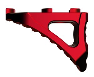 Rise Armament RA030RR Micro Hand Stop Red Aluminum M-LOK Skeletonized