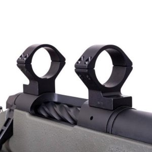 Weatherby M307 Rifle Scope Mount 1in Medium Matte Black One-Piece