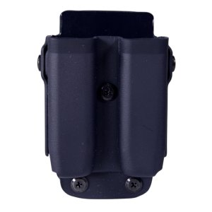 High Speed Gear 42P202BK Twin Mag Pouch, Size 2, Black, Kydex, MOLLE/Belt