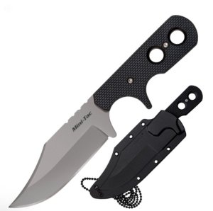 Cold Steel Mini Tac Bowie CS-49HCF 246 3.63 In Griv-Ex Handle