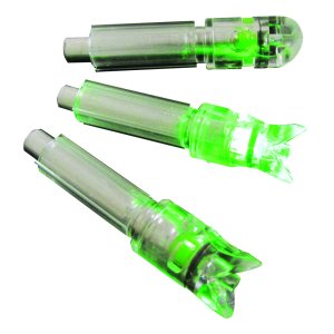 GWS 73000 Green Lighted Crossbow Nocks 3-Pack .297-.302 ID 30 Grains