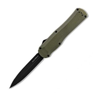 Benchmade 3400BK-1 Autocrat 3.71" S30V OD Green G-10 Double Edge Knife