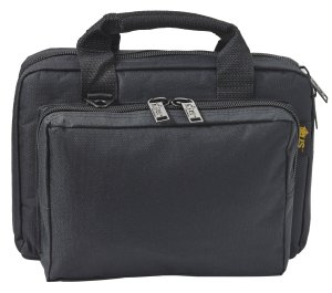 US PeaceKeeper P21105 Mini-Range Bag, Water-Resistant, Black, 12.75"x8.75"