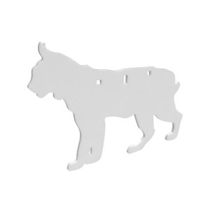 Birchwood Casey Bobcat Target AR500 20 In 3/8in Steel White