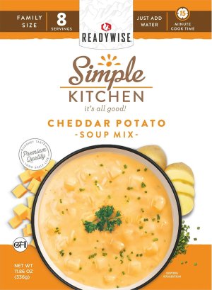 Wise Foods ReadyWise RWSK05061 Cheddar Potato Soup 8 Servings 6-Pack