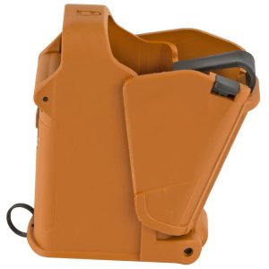 MAGLULA UpLULA Universal Pistol Loader 9mm-45ACP Orange/Brown