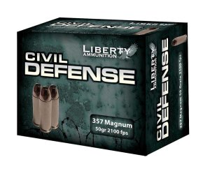 Liberty Ammunition Civil Defense 357 Magnum 50gr HP LA-CD-357-030