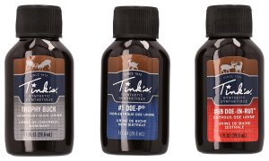 Tink's W5999 Hunt Success Kit: Synthetic Deer Attractant Trio - Doe-In-Rut, Doe-P, Trophy Buck Scents, 1 oz Bottles