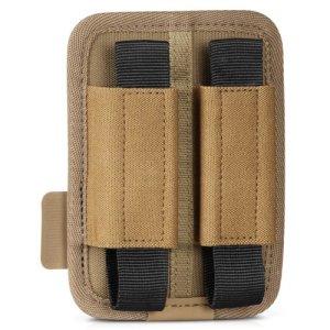 Savior Equipment Pistol Mag Holder w/ Hook Backing - 2 Slot - Dark FDE