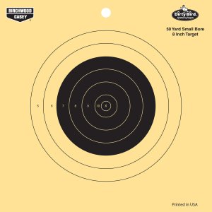 Birchwood Casey Dirty Bird 8" Small Bore Targets 50yd 25 Pack