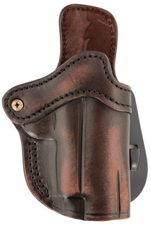 1791 Gunleather ORPDH23VTGR Paddle Holster Optic-Ready Vintage Leather