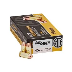 Sig Sauer E45BA350 Elite Ball 45 ACP 230 gr FMJ 830 fps