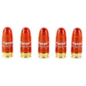 Tipton 146331 Snap Caps .45 ACP Brass/Plastic 5-Pack