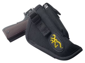 Browning 12903012 Ballistic OWB Black Nylon Belt Loop Fits 1911 Right Hand