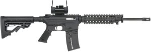 Mossberg 715T Flat Top Tactical 22 LR Rifle 16.25" Barrel Blue Finish 25+1 Capacity