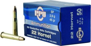 Prvi Partizan PP22H .22 Hornet 45 Grain Soft Point 50 Rounds