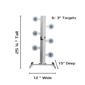 Do-All Outdoors RRDT22 .22 Dueling Tree with Tension Lock, 6 Targets
