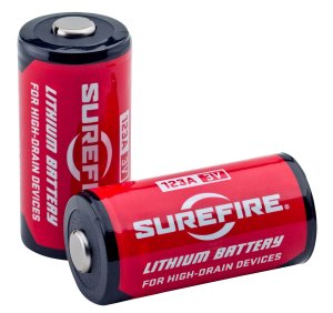 SureFire SF6-BC 6 SF123A Batteries with Holder in Clamshell Package