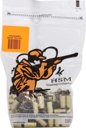 HSM HSM-9mm-RTL 9mm Unprimed Brass 100 Pack Reloading