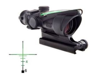 Trijicon ACOG TA31-CH-G 4x32 Green Crosshair Reticle 5.56