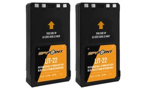 Spypoint 05538 Lit-22 Rechargeable Lithium Battery Pack Black 7.4 Volts (2)