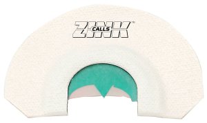 ZINK ZNKZNK313 Wicked Lady Diaphragm Call Double Reed Turkey Sounds White Bat Cut