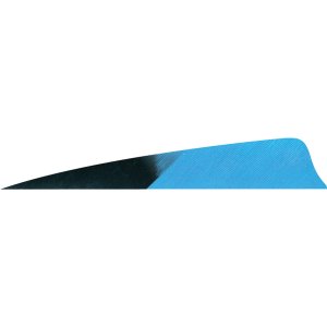 Gateway 400LSKBL-50 Shield Cut Feathers Kuro Blue 4in LW 50 Pack