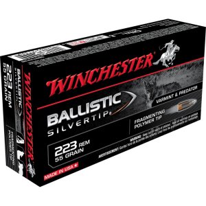 Winchester SBST223B Ballistic Silvertip 223 Rem 55 gr Fragmenting Ammo
