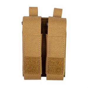 Grey Ghost Gear GTG0380-14 Double Pistol Mag Pouch Coyote Brown