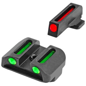 TRUGLO TG131X Fiber-Optic Front & Rear Sights Red/Green