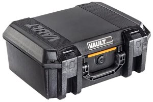 Pelican 2504430001 Vault V300 5-Pistol Case Black Polyethylene Weatherproof