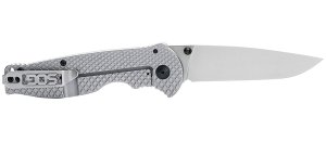 SOG Flash FL Stonewashed 3.44" Clip Point Stainless Steel Knife