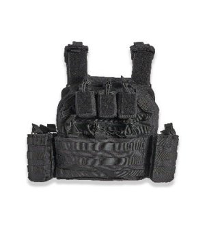 Guard Dog SHEPPARD-BLK Tactical Plate Carrier, 600D Fabric, Black