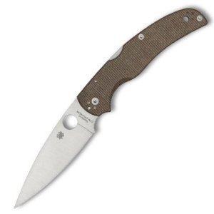 Spyderco C244MPCW Native Chief Brown Canvas Micarta CPM CRU-WEAR Knife