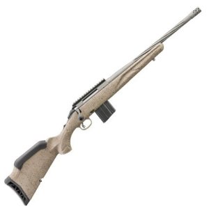 Ruger 22 ARC Gen II FDE Splatter Stock 16.1" Cobalt Cerakote Barrel Spiral Flute