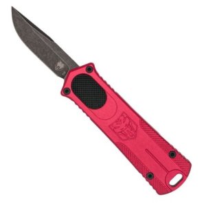 Cobratec Knives CALIFORNIA 952 1.75In D2 Red DP OTF Gen2