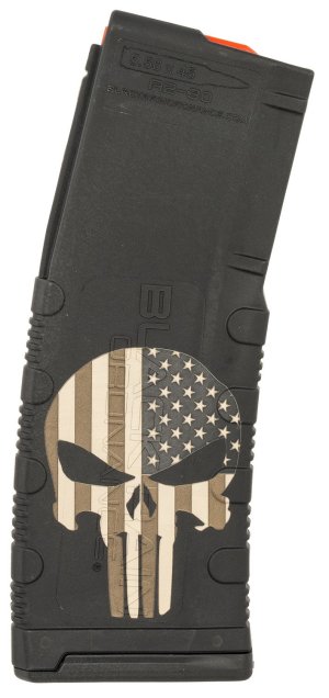 Black Rain Ordnance MAG30PUNISHW/FLAG AR-15 5.56/.223 30rd Magazine