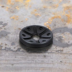 SilencerCo Charlie Front Cap 9mm Nitride Active Spring Retention Mount