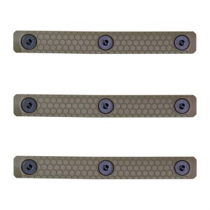 Slate Black SG-3-FDE M-LOK 3-Slot Grip Panels FDE 3-Pack