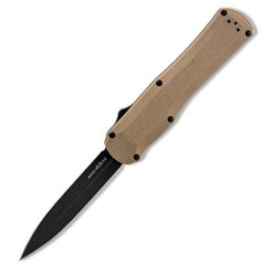 Benchmade 3400BK-2 Autocrat 3.71" S30V Double Edge Coyote Brown G-10