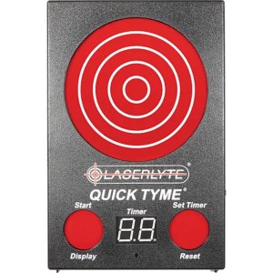 LaserLyte 1231435 QuickTyme Target 9.5"x6.5" Black/Red